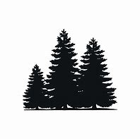 Image result for Pine Tree Silhouyette