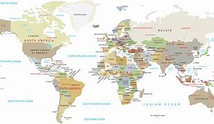 Image result for World Map PDF CBSE Schools