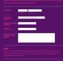 Image result for Purchase Order Form Template