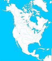 Image result for North America Blank Outline Map