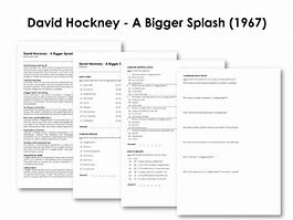 Image result for David Hockney Pop Art a Bigger Splash