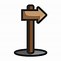 Image result for Wood Sign Post for Round