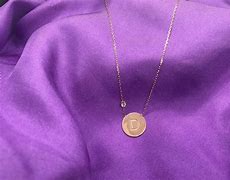 Image result for Gold Monogram Initial Necklace