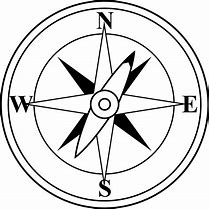 Image result for Compass Black and White