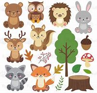 Image result for Free Clip Art Woodlaqnd Animals Bookmarks