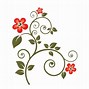 Image result for Flower Silhouette Vector