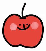 Image result for Apple Cartoon Coloring Page