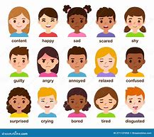 Image result for Kids Emotions Cartoon