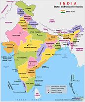 Image result for India Main Cities Map