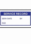 Image result for Service Record Template Excel