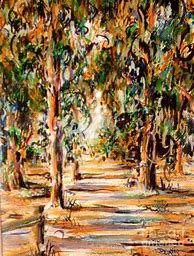 Image result for Eucalyptus Tree Painting