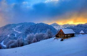 Image result for Winter Log Cabin Desktop Wallpaper