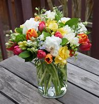 Image result for Spring Fresh Flower Arrangements Coral Roses