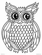 Image result for Owl Adult Coloring Book Page