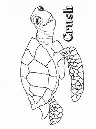 Image result for Finding Nemo Turtle Coloring Pages