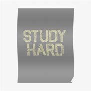 Image result for Study Hard Poster 80s