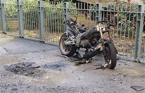 Image result for Burnt Bike