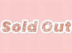 Image result for Pink Sold Out Clip Art