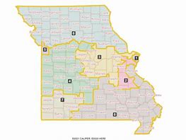 Image result for Missouri Senate Map