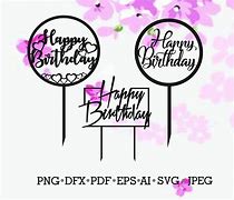 Image result for Cake Topper SVG Free