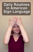 Image result for Calm ASL Sign