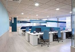 Image result for Blue Office Design