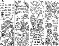 Image result for Free Quote Printable Bookmarks to Color