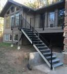 Image result for Residential Exterior Metal Stairs