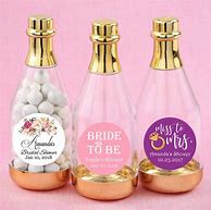 Image result for Bridal Shower Champagne Favors