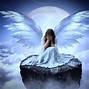 Image result for Angel Moon Silhouette