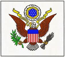 Image result for Picture of the American Seal and Bald Eagle Holding Arrows and Olive Branch