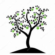 Image result for Apple Tree Silhouette Vector