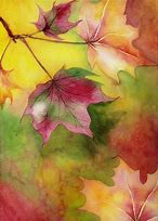 Image result for Watercolor Leaf Blotches