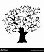 Image result for Silhouette Family Tree Leaf with Names