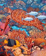 Image result for Coral Reef Art