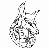 Image result for Anubis Line Art