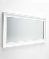 Image result for White Rectangle Wall Mirror