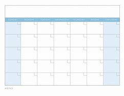 Image result for Pretty Blank Monthly Planner Template