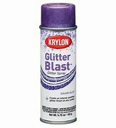 Image result for Krylon Black Glitter Spray-Paint