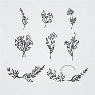 Image result for Hand Drawn Flower Bouquet