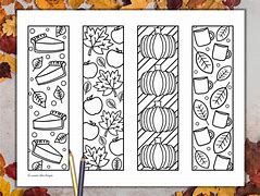 Image result for Fall Bookmarks Printable