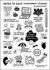 Image result for Black and White Stickers to Print