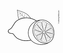 Image result for Lemon Coloring Sheet