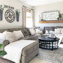 Image result for Long Living Room Wall Decorating Ideas