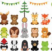 Image result for Kawaii Cute Forest Animals