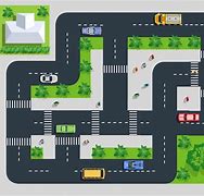 Image result for Simple Road Map. Top View