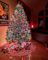 Image result for Decorated Wooden Christmas Trees