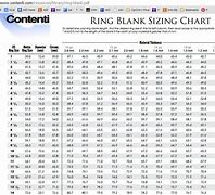 Image result for Contenti Ring Size Chart