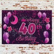 Image result for 40th Birthday Wallpaper Background