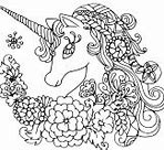 Image result for Unicorn Mandala Coloring Pages for Free